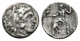 EASTERN EUROPE. Imitations of Philip III of Macedon (3rd-2nd centuries BC). Drachm.
Obv: Head of Herakles right, wearing lion skin.
Rev: ΛΛΙΠΙIII.
...
