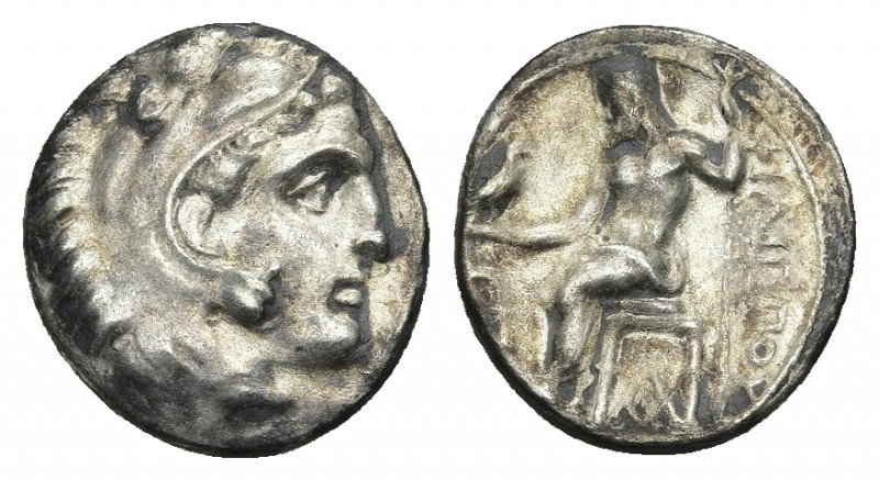 KINGS OF MACEDON. Philip III Arrhidaios (323-317 BC). Drachm. Sardes.
Obv: Head...