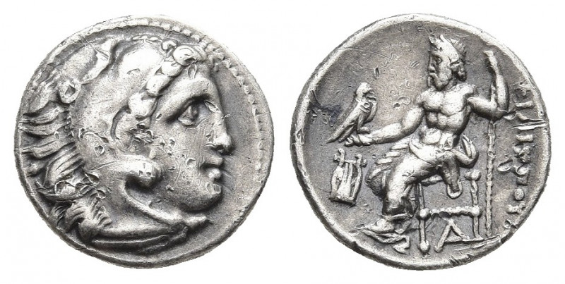 KINGS OF MACEDON. Philip III Arrhidaios (323-317 BC). Drachm. 'Kolophon'.
Obv: ...