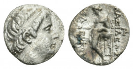 SELEUKID KINGDOM. Seleukos II Kallinikos (246-226 BC). Drachm. Magnesia on the Meander.
Obv: Diademed head right.
Rev: BAΣIΛEΩΣ / ΣEΛEYKOY.
Apollo ...