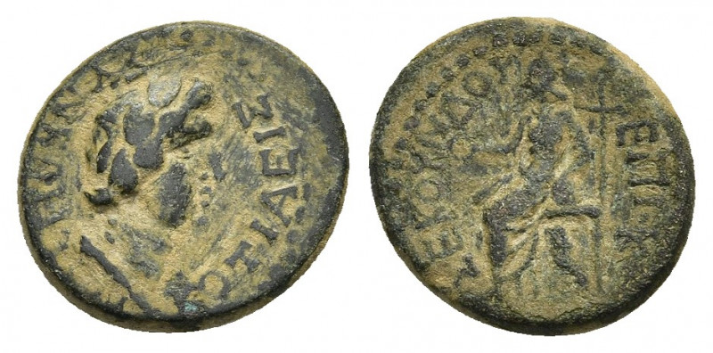 PHRYGIA. Cotiaeum. Pseudo-autonomous. Time of Galba (68-69). Ae. Ti. Klaudios Se...