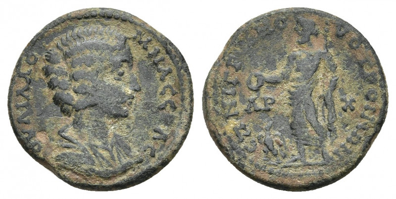 LYDIA. Saitta. Julia Domna, Augusta, 193-217. Pentassarion (?).Andronikos, first...