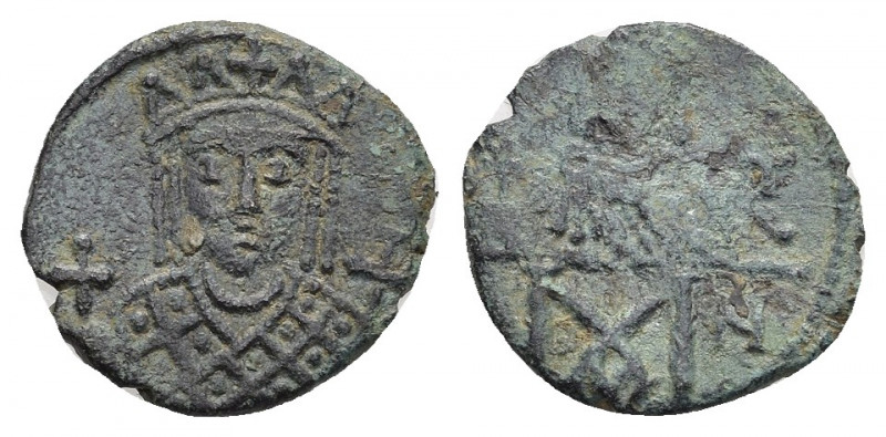 CONSTANTINE VI and IRENE (780-797). Follis. Constantinople.
Obv: Crowned facing...