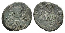 Alexius I Comnenus. 1081-1118. Æ Tetarteron. Constantinople mint. Struck 1092/3-1118.
Obv: Nimbate facing bust of Christ Pantokrator; IC XC flanking....