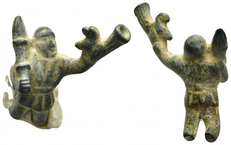 ANCIENT ROMAN BRONZE STATUETTE.(1st-2nd century).Ae.

Condition : Good very Fi...