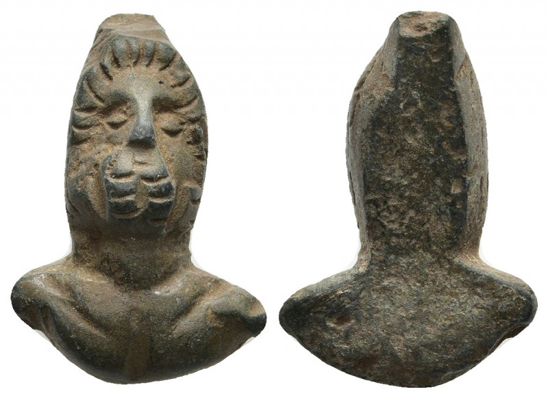 Ancient Rome.Circa 1st-3rd century AD.Bronze. Bust Applique

Weight :43.7 gr
...