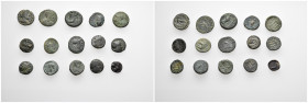 15 Greek coins.
Obv: .
Rev: .
.
Condition: See picture.
Weight: g.
Diameter: mm.