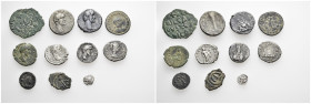 11 mixed coins.
Obv: .
Rev: .
.
Condition: See picture.
Weight: g.
Diameter: mm.