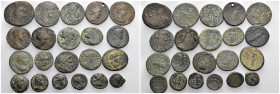21 Roman provincial coins.
Obv: .
Rev: .
.
Condition: See picture.
Weight: g.
Diameter: mm.