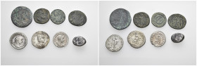 8 mixed coins.
Obv: .
Rev: .
.
Condition: See picture.
Weight: g.
Diameter: mm.