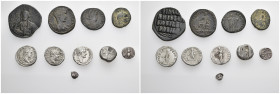10 mixed coins.
Obv: .
Rev: .
.
Condition: See picture.
Weight: g.
Diameter: mm.