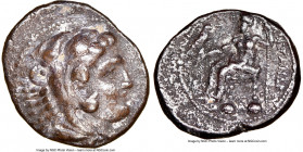 MACEDONIAN KINGDOM. Alexander III the Great (336-323 BC). AR tetradrachm (27mm, 17.19 gm, 4h). NGC Choice VF 5/5 - 2/5. Lifetime issue of Tarsus, ca. ...