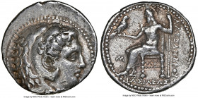 MACEDONIAN KINGDOM. Alexander III the Great (336-323 BC). AR tetradrachm (28mm, 17.12 gm, 2h). NGC VF 4/5 - 4/5. Posthumous issue of Babylon, ca. 323-...