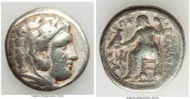 MACEDONIAN KINGDOM. Alexander III the Great (336-323 BC). AR tetradrachm (26mm, 16.89 gm, 6h). About Fine. Late lifetime or early posthumous issue of ...