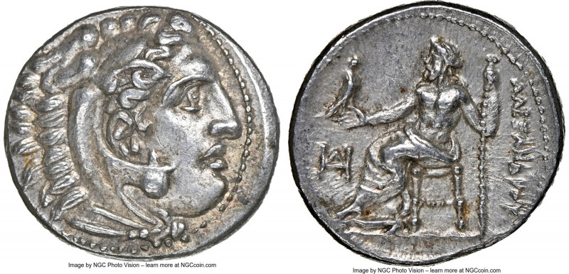 MACEDONIAN KINGDOM. Alexander III the Great (336-323 BC). AR drachm (17mm, 4.34 ...