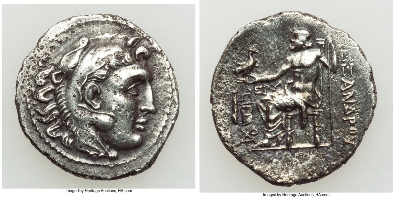 MACEDONIAN KINGDOM. Alexander III the Great (336-323 BC). AR drachm (21mm, 4.05 ...