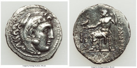 MACEDONIAN KINGDOM. Alexander III the Great (336-323 BC). AR drachm (21mm, 4.05 gm, 1h). Choice XF, porosity. Late posthumous issue of Erythrae, ca. 1...