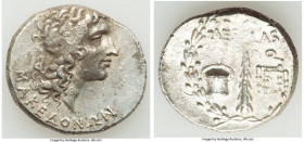 MACEDON UNDER ROME. Aesillas, as Quaestor (ca. 95-65 BC). AR tetradrachm (30mmm, 16.81 gm, 12h). About XF. Uncertain mint, 93-92 BC. MAKEΔONΩN, head o...