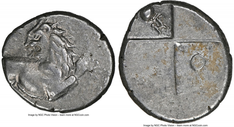 THRACE. Chersonesus. Ca. 4th century BC. AR hemidrachm (14mm). NGC XF. Persic st...