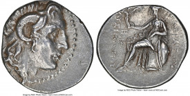THRACIAN KINGDOM. Lysimachus (305-281 BC). AR drachm (19mm, 12h). NGC XF, die shift. Ephesus, ca. 294-287 BC. Diademed head of deified Alexander III r...