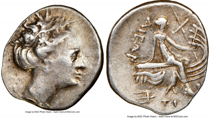 EUBOEA. Histiaea. Ca. 3rd-2nd centuries BC. AR tetrobol (15mm, 11h). NGC Choice ...