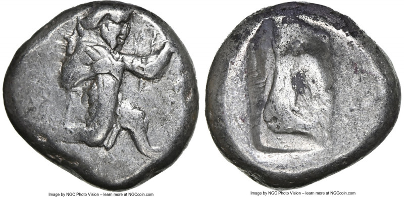 ACHAEMENID PERSIA. Darius I-Xerxes II (ca. 5th century BC). AR siglos (15mm). NG...