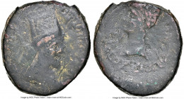 ARMENIAN KINGDOM. Tigranes IV (ca. 2 BC-AD 1). AE (26mm, 14.34 gm, 1h). NGC Fine 3/5 - 2/5, smoothing. Ca. 10/5 BC-AD 6. ΒΑϹΙΛЄΥΣ ΜЄΓΑϹ ΝЄΟϹ ΤΙΓΡΑΝΗϹ,...