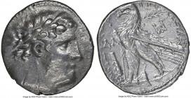 PHOENICIA. Tyre. Ca. 126/5 BC-AD 65/6. AR shekel (28mm, 14.23 gm, 1h). NGC Choice VF 4/5 - 3/5. Dated Civic Year 31 (96/5 BC). Laureate head of Melqar...