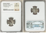 Commodus (AD 177-192). AR denarius (17mm, 2.93 gm, 5h). NGC AU 3/5 - 4/5. Rome, AD 183. M COMMODVS-ANTON AVG PIVS, laureate head of Commodus / TR P VI...