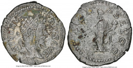 Septimius Severus (AD 193-211). AR denarius (19mm, 2.90 gm, 1h). NGC AU 5/5 - 2/5. Rome, AD 202-210. SEVERVS-PIVS AVG, laureate head of Septimius Seve...