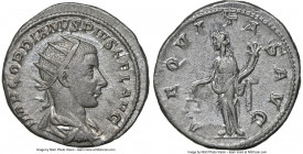 Gordian III (AD 238-244). AR antoninianus (22mm, 7h). NGC Choice XF. Rome, 3rd issue, AD 240. IMP GORDIANVS PIVS FEL AVG, radiate, draped, and cuirass...