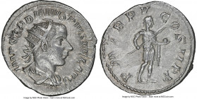 Gordian III (AD 238-244). AR antoninianus (22mm, 3.92 gm, 5h). NGC Choice AU 5/5 - 3/5. Rome, 4th issue, AD 241-243. IMP GORDIANVS PIVS FEL AVG, laure...