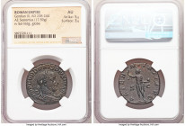 Gordian III (AD 238-244). AE sestertius (28mm, 17.59 gm, 11h). NGC AU 5/ 5- 3/5. Rome, ca. AD 241-243. IMP GORDIANVS PIVS FEL AVG, laureate, draped an...