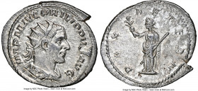 Philip I (AD 244-249). AR antoninianus (24mm, 4.58 gm, 7h). NGC Choice AU 5/5 - 4/5. Rome, AD 244-247. IMP M IVL PHILIPPVS AVG, radiate, draped, cuira...