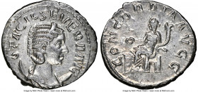 Otacilia Severa (AD 244-249). AR antoninianus (22mm, 4.35 gm, 6h). NGC AU 5/5 - 5/5. Rome. M OTACIL SEVERA AVG, draped bust of Otacilia Severa right o...