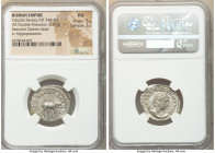Otacilia Severa (AD 244-249). AR antoninianus (23mm, 3.91 gm, 1h). NGC AU 5/5 - 3/5. Rome, 4th officina, AD 247-248. OTACIL SEVERA AVG, draped bust of...