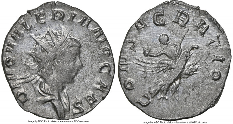 Divus Valerian II (AD 253-255). BI antoninianus (21mm, 11h). NGC Choice VF. Colo...
