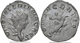 Divus Valerian II (AD 253-255). BI antoninianus (21mm, 11h). NGC Choice VF. Cologne, AD 258. DIVO VALERIANO CAES, radiate, draped bust of Divus Valeri...