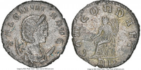 Salonina, Sole Reign (AD 254-268). BI antoninianus (20mm, 3.39 gm, 2h). NGC Choice AU 4/5 - 4/5. Rome. SALONINA AVG, draped bust of Salonina right on ...