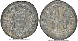 Tacitus (AD 275-276). BI antoninianus (24mm, 3.32 gm, 10h). NGC Choice XF 5/5 - 3/5. Ticinum, AD 276. IMP C M CL TACITVS AVG, radiate, draped and cuir...