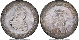 Ferdinand VII silver "Bogota Proclamation" Medal of 8 Reales 1808 AU Details (Reverse Damage) NGC, Fonrobert-8046. EN AMOR DE FERNANDO VII REX DE ESPA...