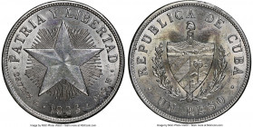 Republic "Star" Peso 1933 MS62 NGC, Philadelphia mint, KM15.2.

HID09801242017

© 2022 Heritage Auctions | All Rights Reserved