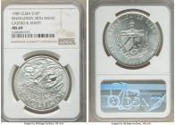 Republic 10 Pesos 1989 MS69 NGC, Havana mint, KM242.1. Castro & Marti 30th anniversary of the Revolution. 

HID09801242017

© 2022 Heritage Auctio...