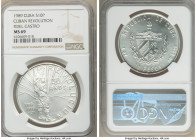 Republic 10 Pesos 1989 MS69 NGC, Havana mint, KM241.1. Cuban Revolution - Fidel Castro. 

HID09801242017

© 2022 Heritage Auctions | All Rights Re...