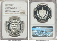 Republic Proof 10 Pesos 2003 PR69 Ultra Cameo NGC, Havana mint, KM792. 75th anniversary of birth of Che Guevara. 

HID09801242017

© 2022 Heritage...