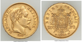 Napoleon III gold 20 Francs 1864-BB XF, Strasbourg mint, KM801.2. 21.1mm. 6.42gm. AGW 0.1867 oz. 

HID09801242017

© 2022 Heritage Auctions | All ...
