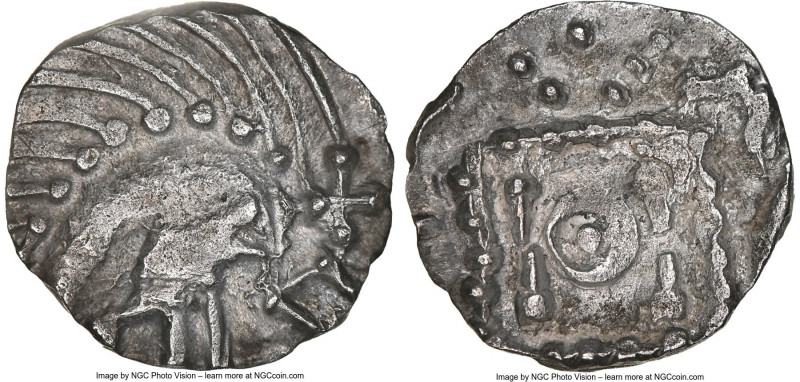 Early Anglo-Saxon. Continental Sceat ND (695-740) AU53 NGC, S-790C 0.92gm. 

H...