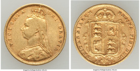 Victoria gold 1/2 Sovereign 1892 VF, KM766. 19.2mm. 3.93gm. AGW 0.1177 oz. 

HID09801242017

© 2022 Heritage Auctions | All Rights Reserved