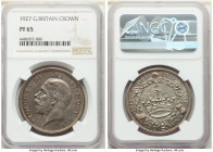 George V 6-Piece Certified silver Proof Set 1927 NGC, 1) 3 Pence - PR66, KM831, S-4042 2) 6 Pence - PR66, KM832, S-4040. Oak and acorn reverse. 3) Shi...