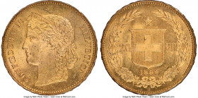 Confederation gold 20 Francs 1896-B MS64 NGC, Bern mint, KM31.3. AGW 0.1867 oz. 

HID09801242017

© 2022 Heritage Auctions | All Rights Reserved